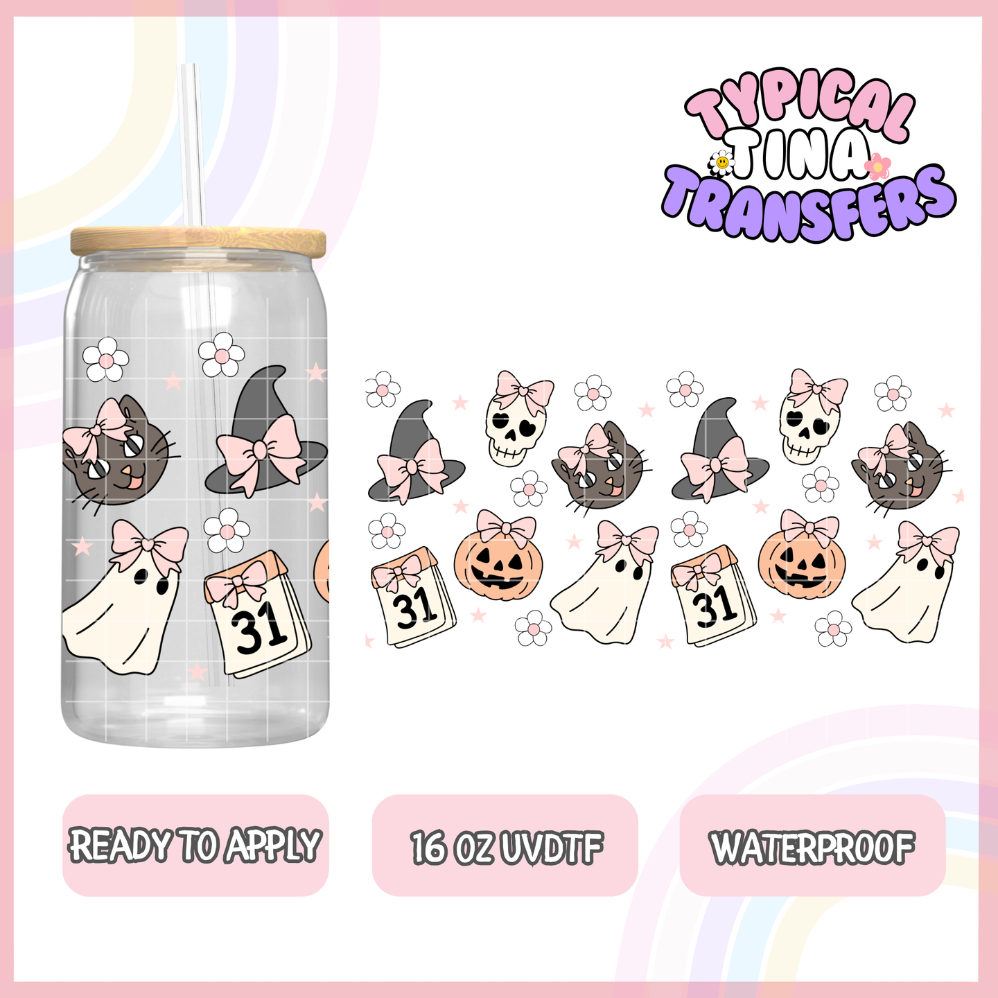 UVDTF #8185 | 16oz UVDTF Wrap | POD